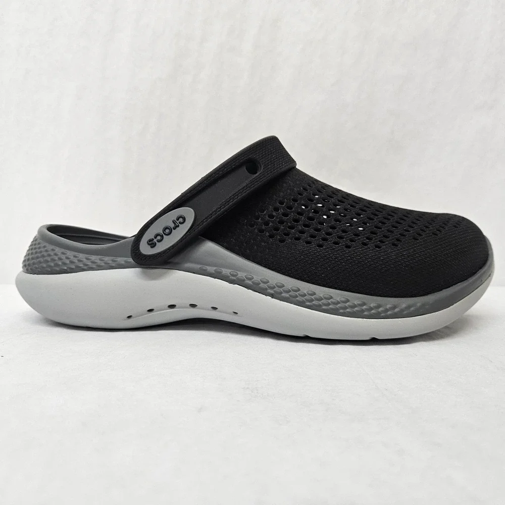 Crocs LiteRide 360 Clog 206708-0DD Black Slate Grey Mens 5